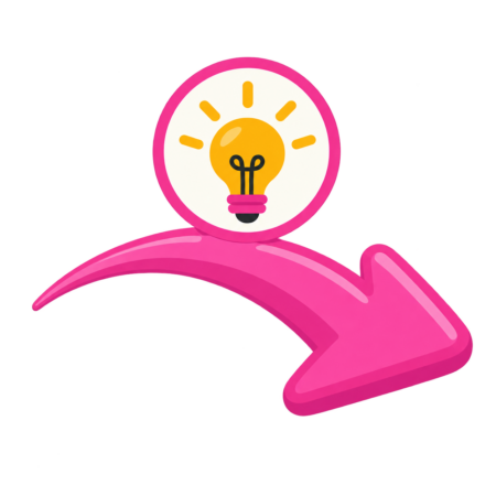 Pink arrow Pink arrow